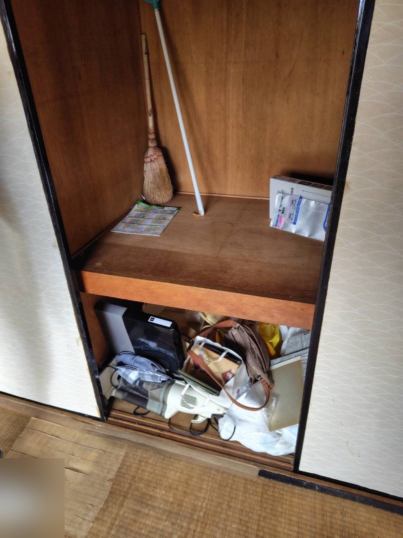 愛知県一宮市 お仏壇のお引き取り後、すっきり片付いた押入れ上段