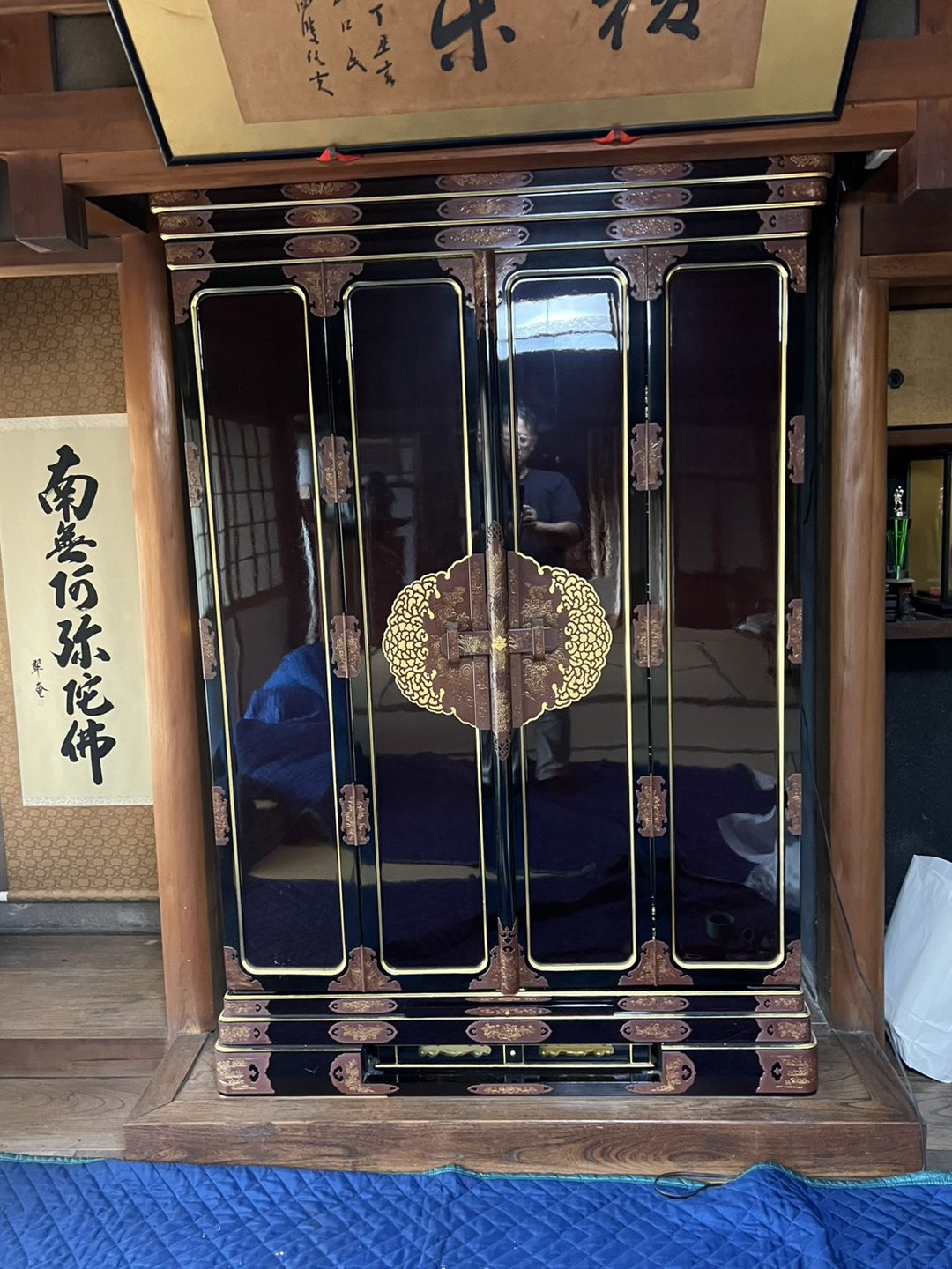 兵庫県西脇市 幅120cmの大型仏壇の回収と訪問供養