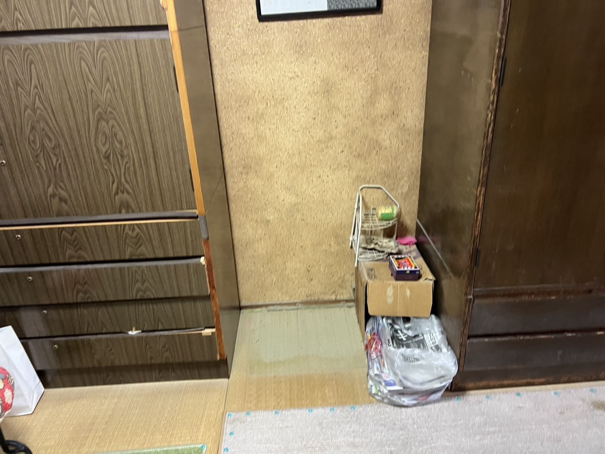 大阪市旭区 お仏壇処分の作業後。すっきり片付いたお部屋